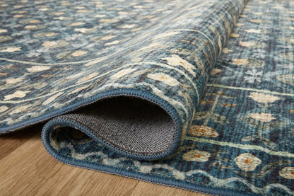 Eliza Rug in Lattice Indigo