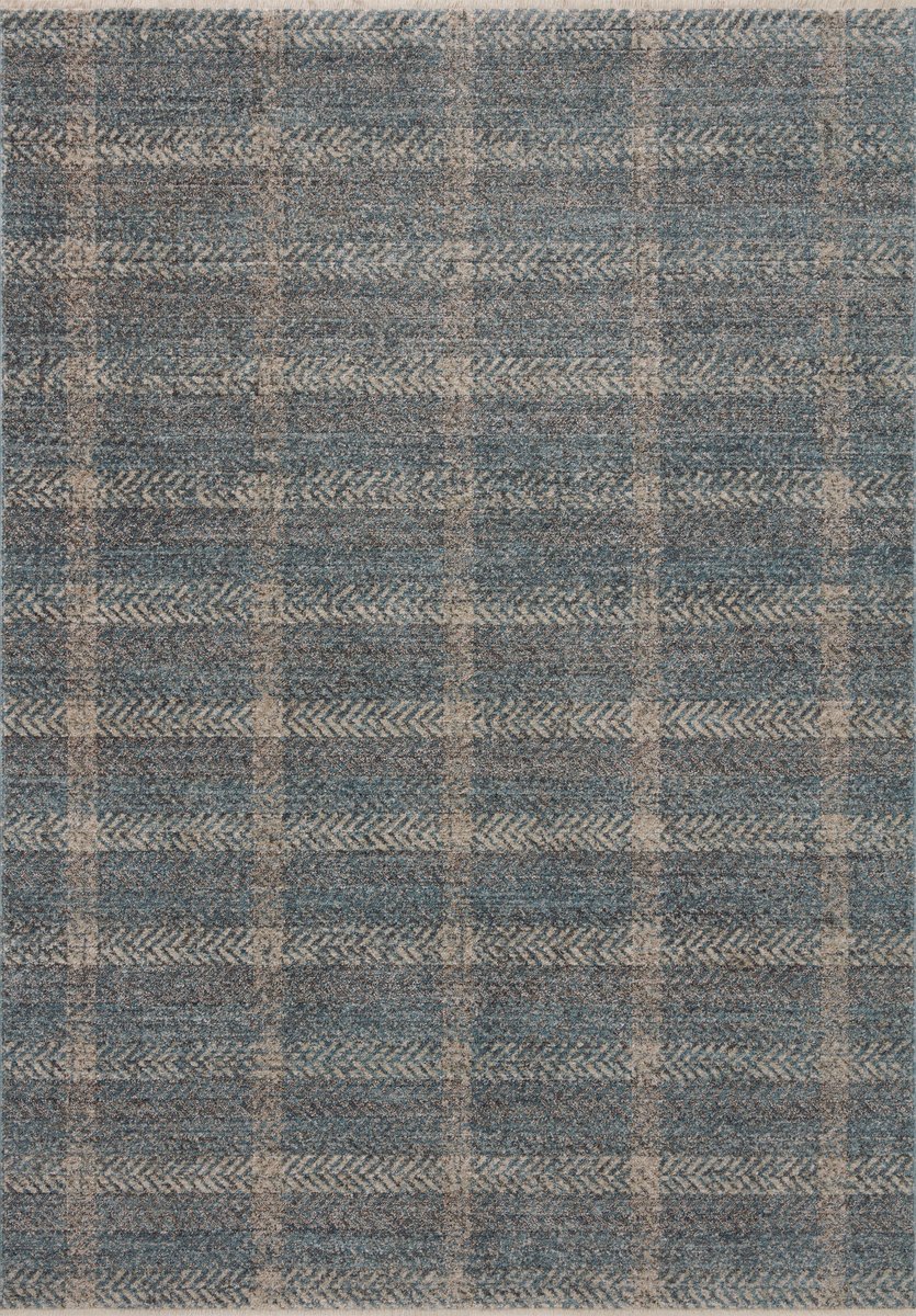 Erin Rug in Blue/Beige