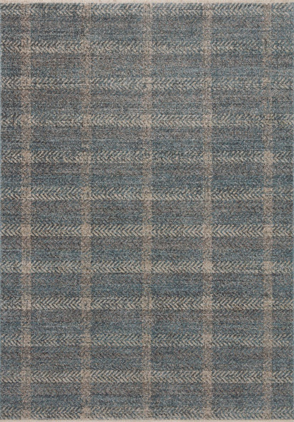 Erin Rug in Blue/Beige