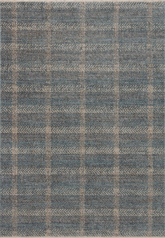 Erin Rug in Blue/Beige