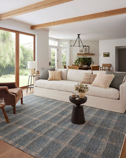 Erin Rug in Blue/Beige