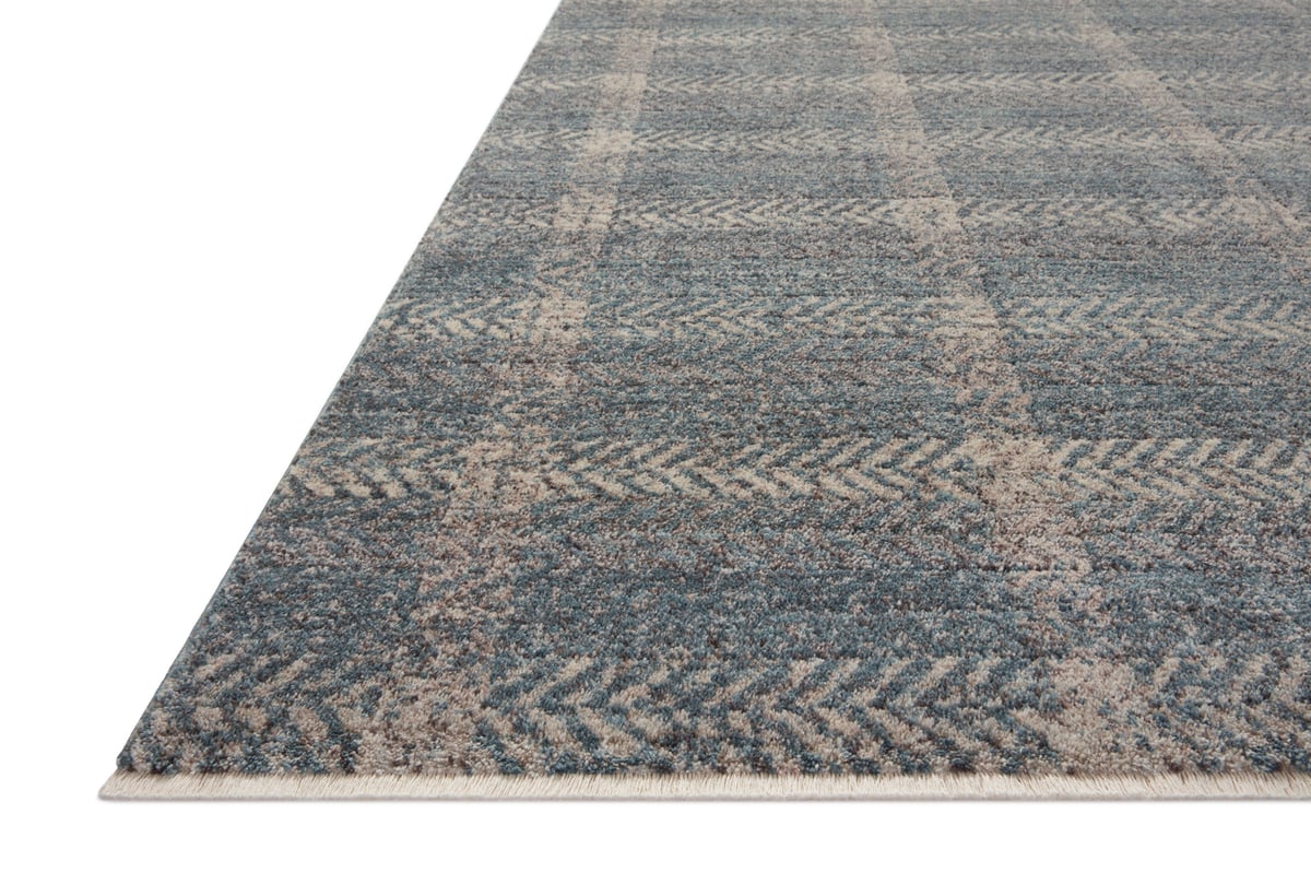 Erin Rug in Blue/Beige