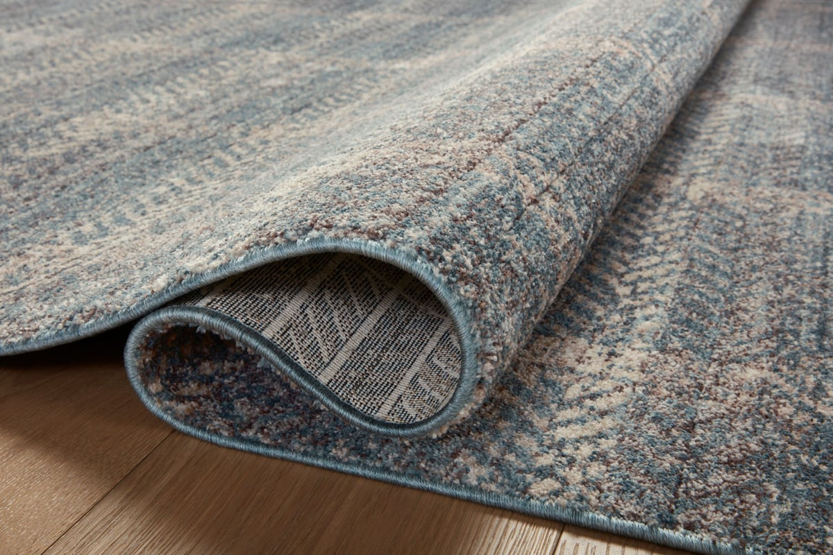 Erin Rug in Blue/Beige