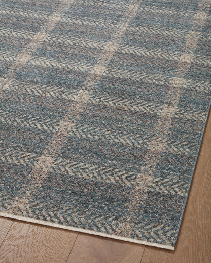 Erin Rug in Blue/Beige