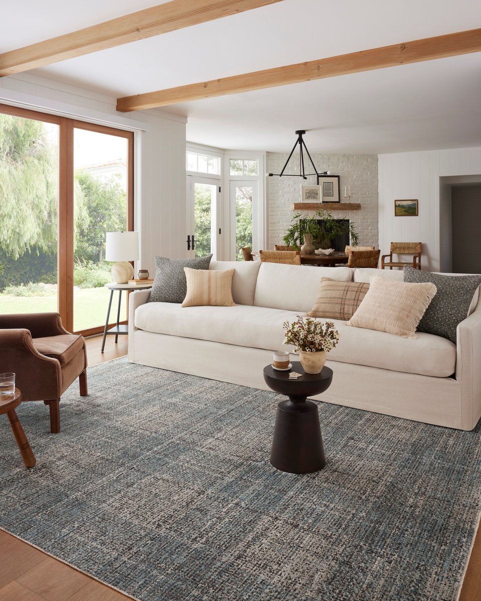 Erin Rug in Denim/Charcoal