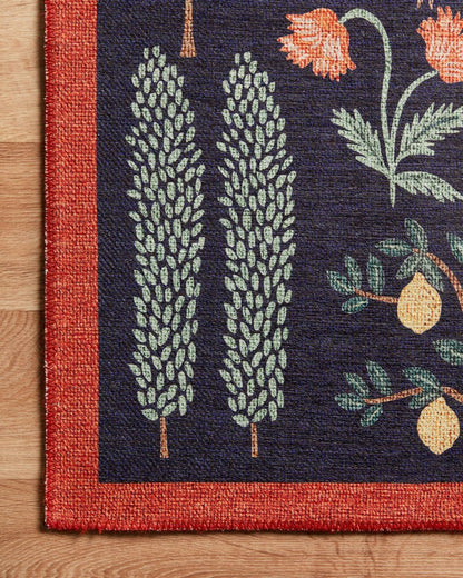Folklore Rug in Les Fauves Black