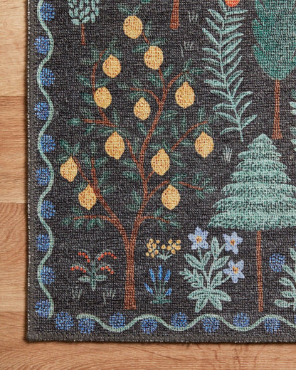 Folklore Rug in Forest Black