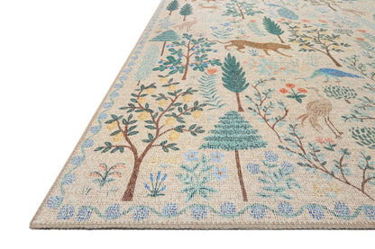 Folklore Rug in Forest Cream