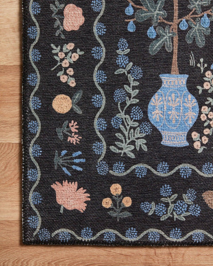 Folklore Rug in Camont Black