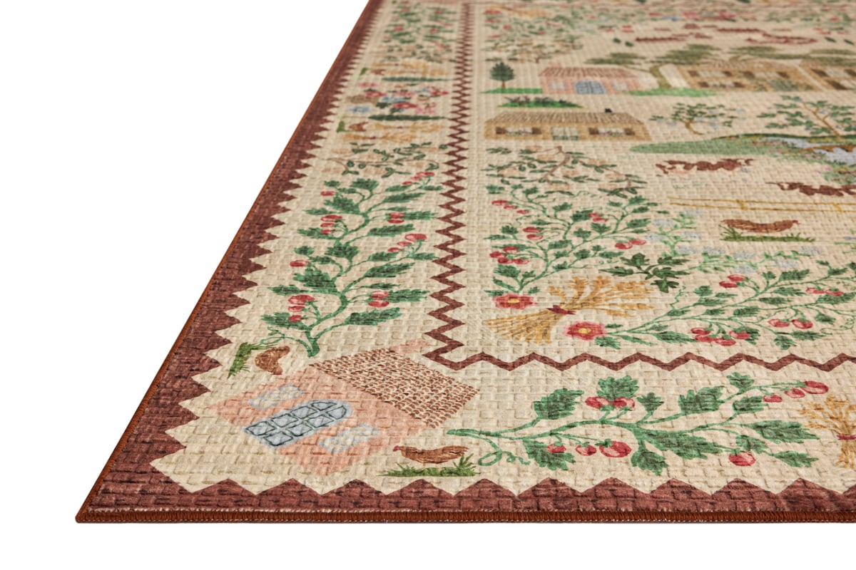 Orchard Rug in Antique Ivory/Multi