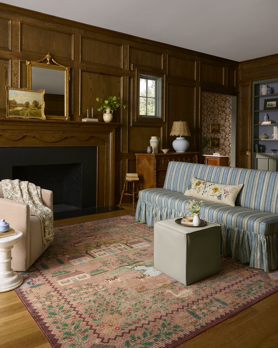 Orchard Rug in Mauve/Multi