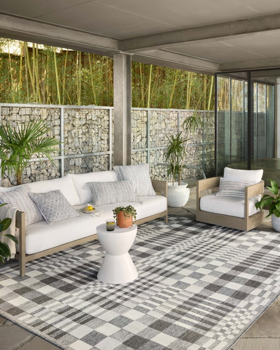 Colombus Rug in Ivory/Pebble