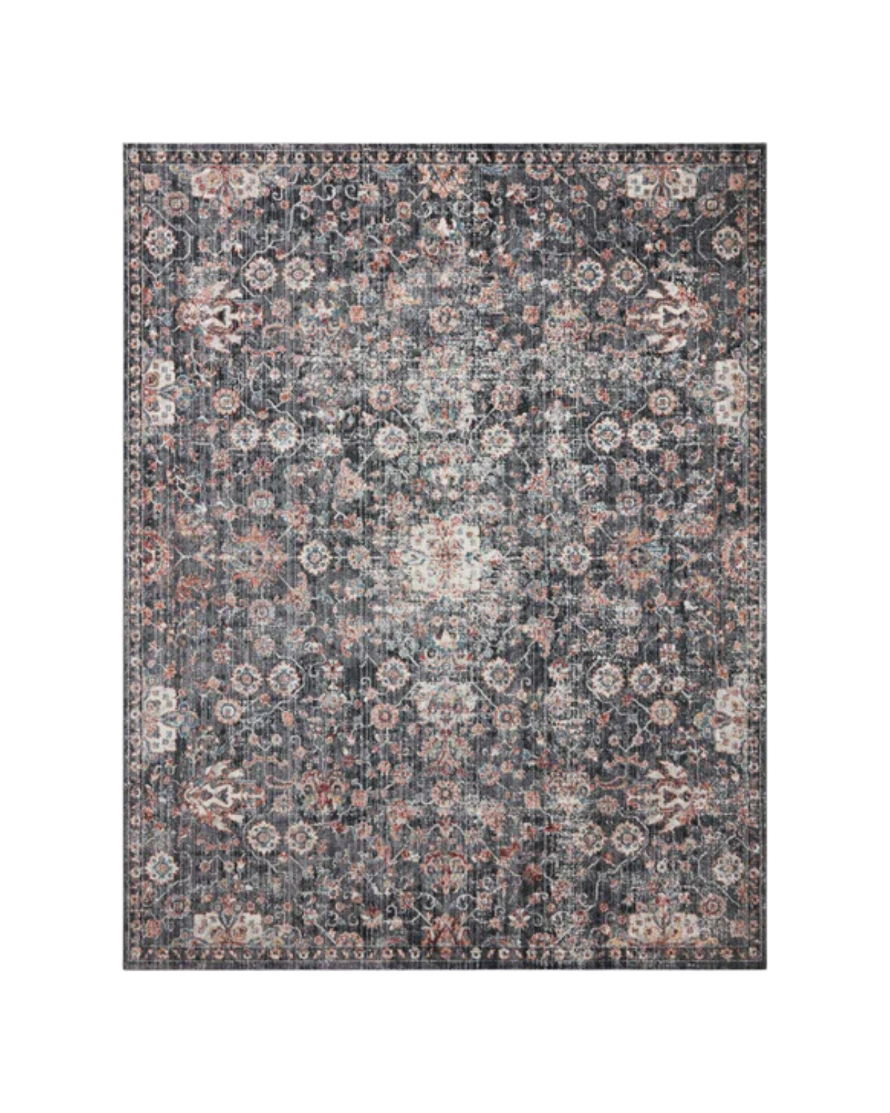 Alyssa Rug in Charcoal_Rust