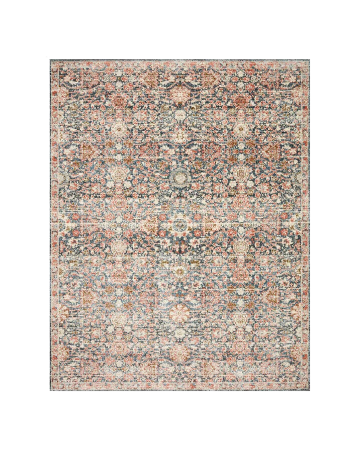 Ingrid Rug in Navy_Rust