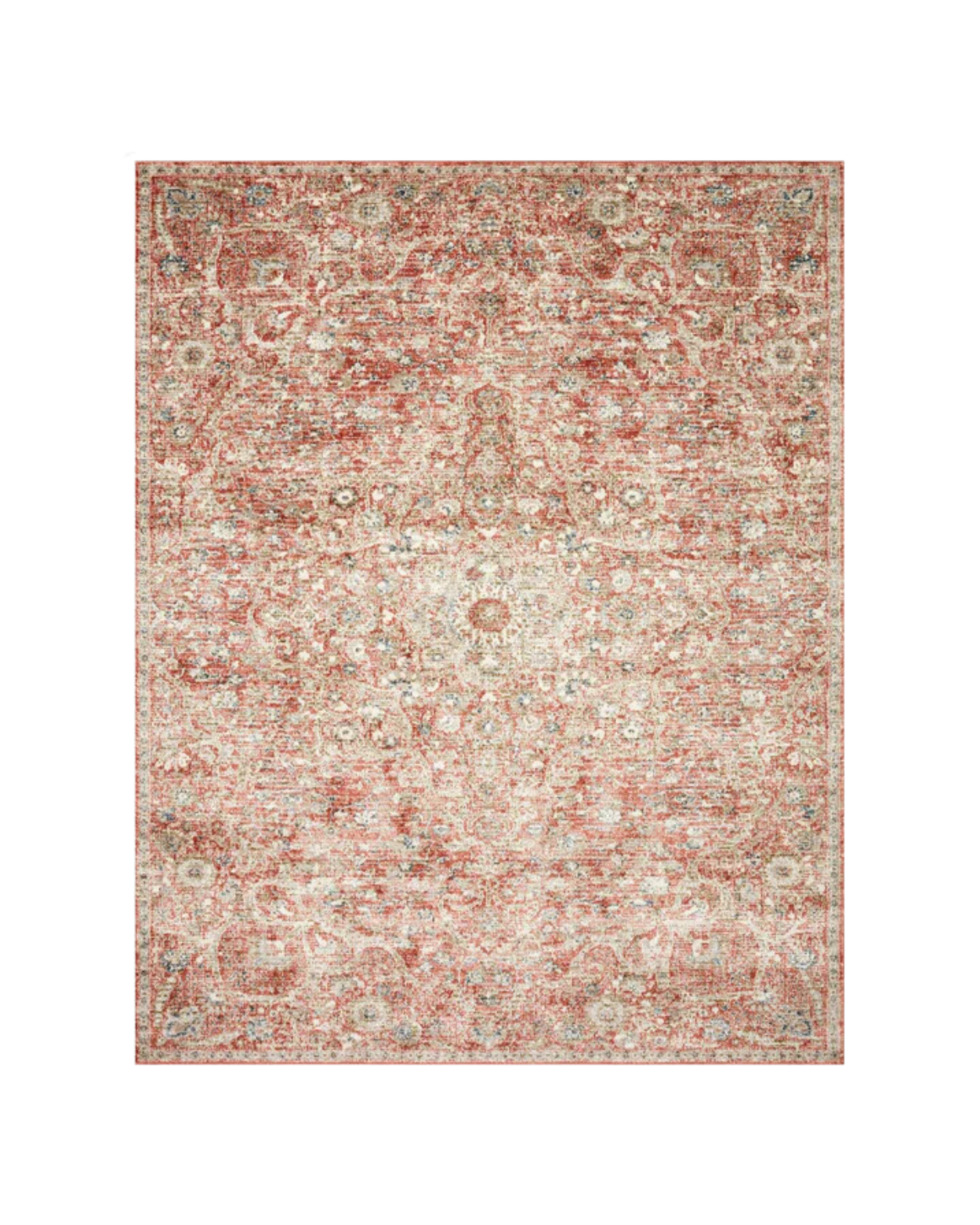 Ingrid Rug in Rust_Beige