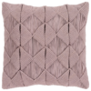 Knitted Cushion in Mauve