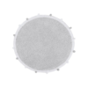 Washable Rug in Bubbly Light Grey