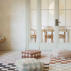 Washable Rug in Kitchen Tiles Rose (2)