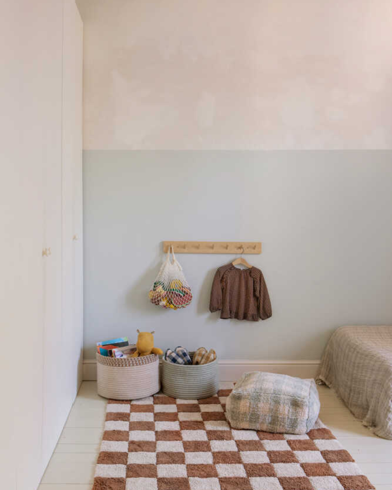 Washable Rug in Kitchen Tiles Toffee (3)