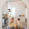Washable Rug in Kitchen Tiles Toffee (5)