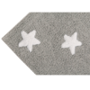 Washable Rug in Stars Grey_White (9)