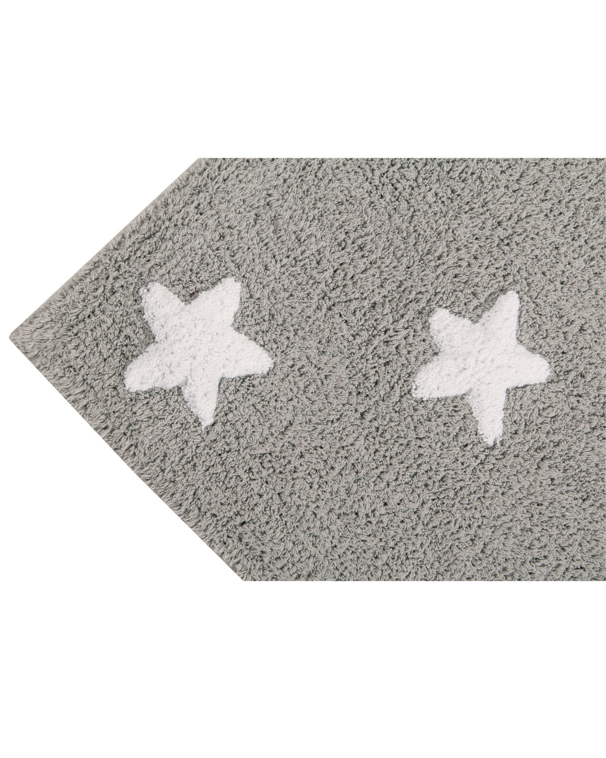 Washable Rug in Stars Grey_White (9)