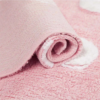 Washable rug in Polkadots Pink