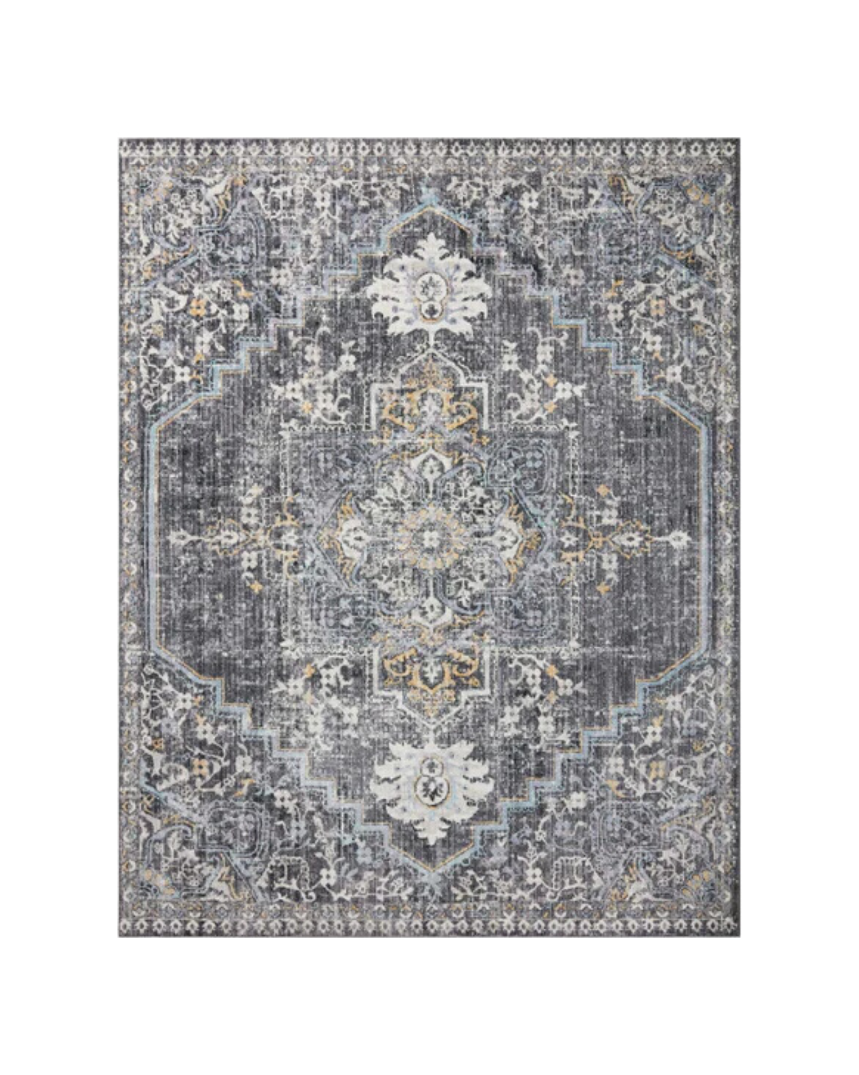 Alyssa Rug in Charcoal_Gold
