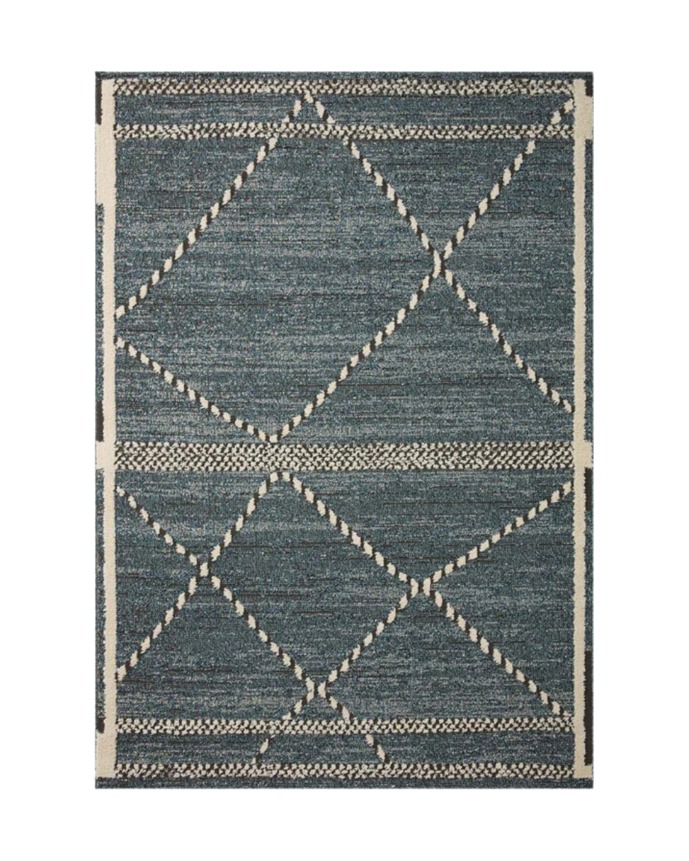 Ines Rug in Denim_Charcoal