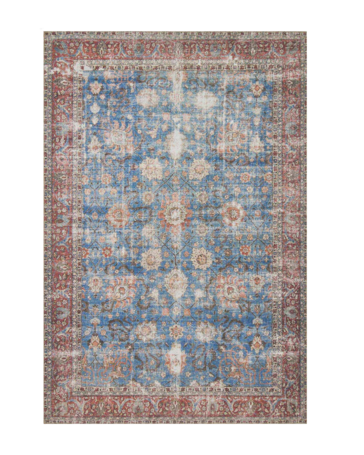 Eleanor Rug in Blue_Brick