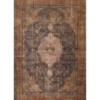 Eleanor Rug in Plum _ Multi