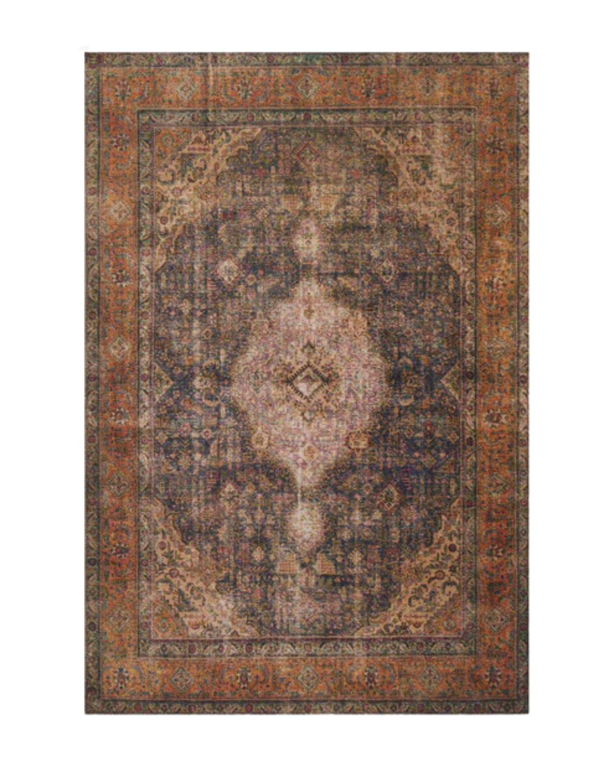 Eleanor Rug in Plum _ Multi