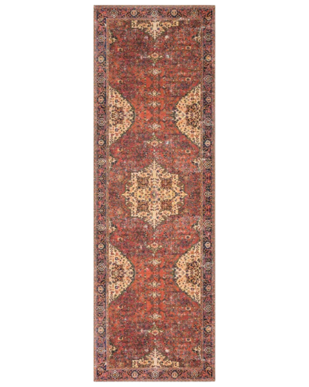 Eleanor Rug in Red _ Navy (5)