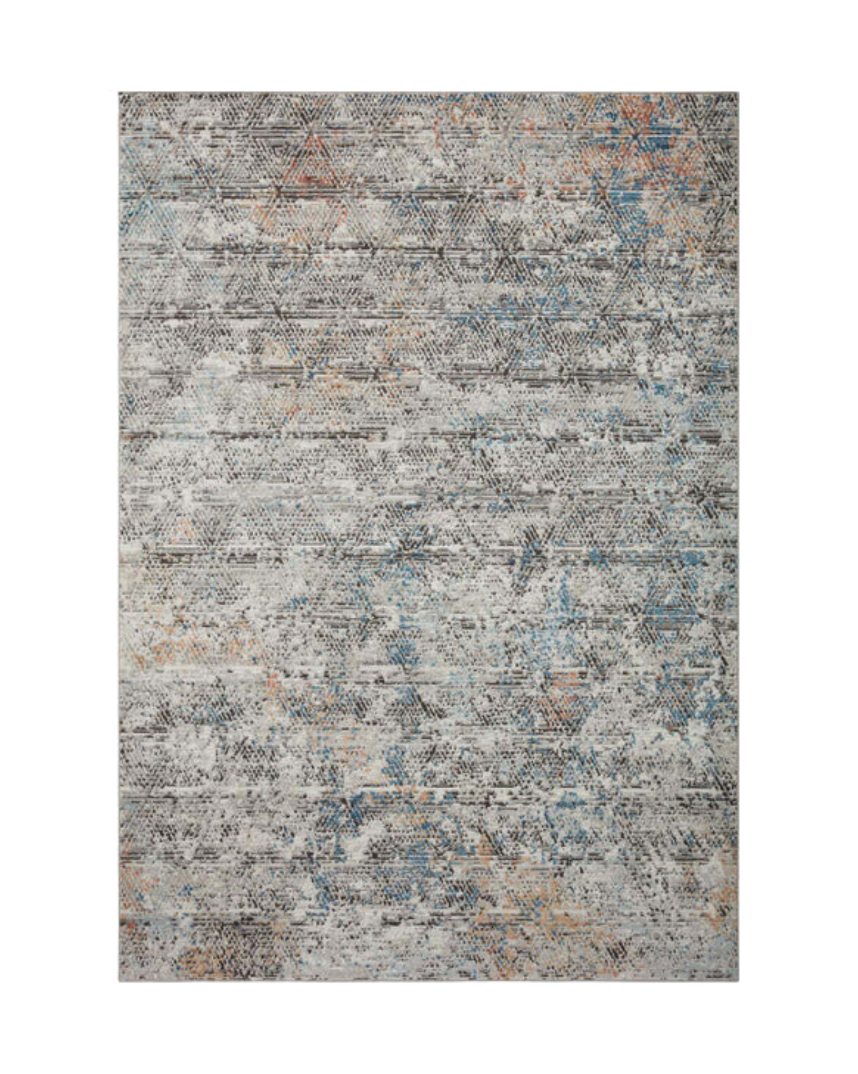 Hazel Rug in Grey _ Multi