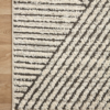 Ines Rug in CharcoalIvory