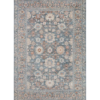 Ivy Rug in Sky _ Rust
