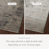 Sonnet Rug in Charcoal Slate