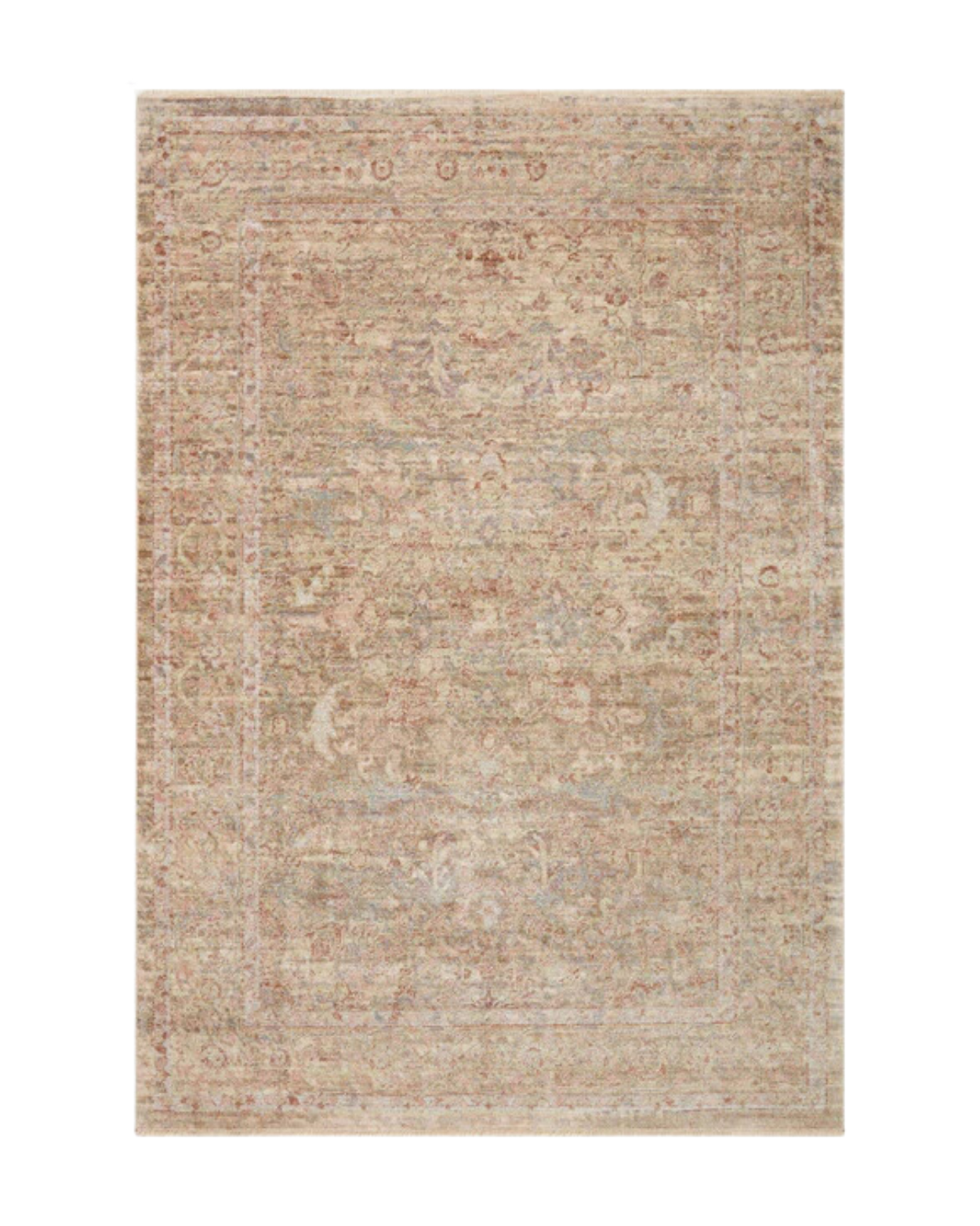 Sonnet Rug in Moss _ Natural